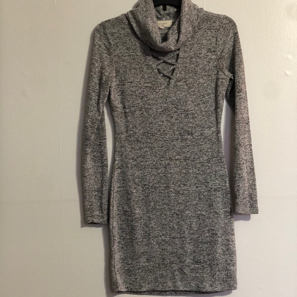 Thick winter turtle neck dress